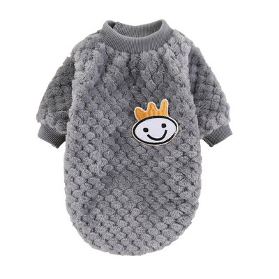 Medve hímzés Kutya mellény Téli meleg kutyaruha kis kutyáknak Plüss kiskutya macska kabát ruhák pulcsik kisállat ruházat