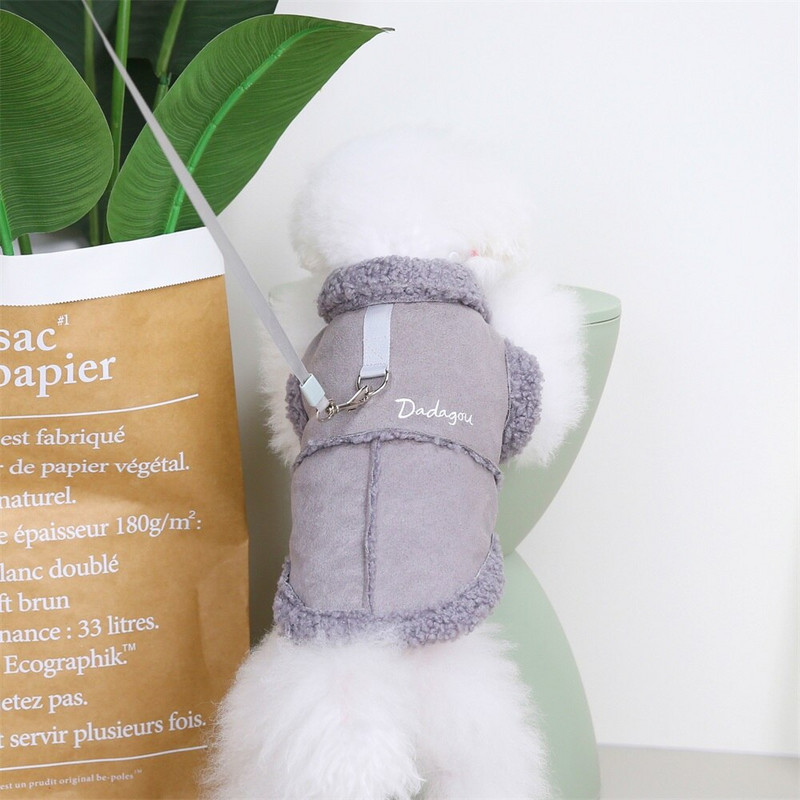 Új érkezés kisállatruhák kölyökruhák mellény meleg kutyaruhák kistestű kutyáknak télen szélálló háziállatok kutyakabát kabát