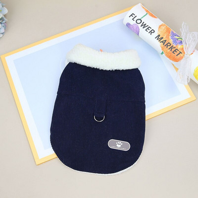 Lemmikloomade mood Vest Sügis Talv Keskmine Väike Koer Riided Soe Villane Armas rakmed Armas mantel Kassipoeg Kutsikas Jope Yorkshire Puudel