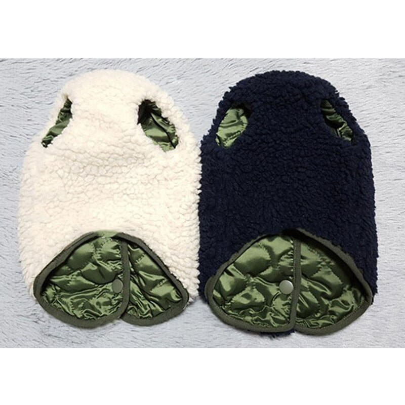 Talvised koerriided velvetist plüüsmantel Saada sall Paksendatud lemmiklooma puuvillased riided väikesele keskmisele kutsikale Chihuahua Yorkshire