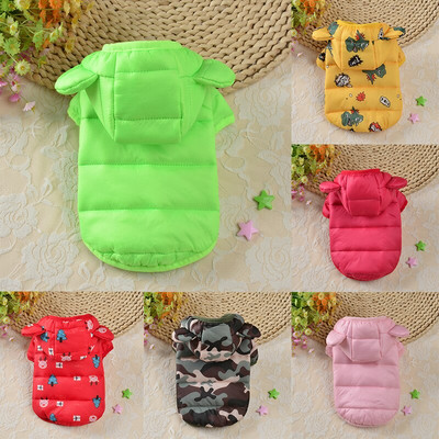 Dog Clothes Winter French Bulldog Dog Clothes For Small Dog Cotton Padded Warm Outfit Coat Jacket for Chihuahua pet clothes