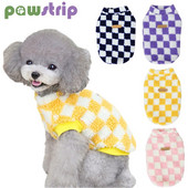 Talvine fliisist koeravest Plaid Print Soojad Koerte Riided Chihuahua Šnautseri Kostüüm Lemmikloomarõivad Väikestele Koertele Ropa Para Perro