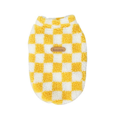 Talvine fliisist koeravest Plaid Print Soojad Koerte Riided Chihuahua Šnautseri Kostüüm Lemmikloomarõivad Väikestele Koertele Ropa Para Perro