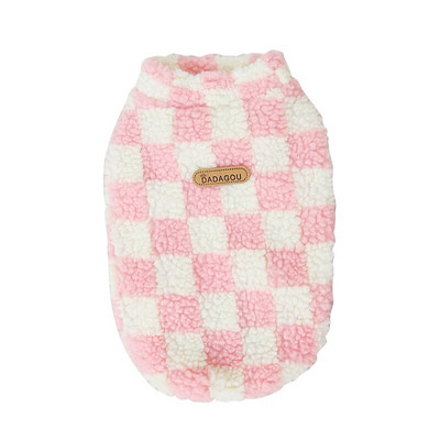 Talvine fliisist koeravest Plaid Print Soojad Koerte Riided Chihuahua Šnautseri Kostüüm Lemmikloomarõivad Väikestele Koertele Ropa Para Perro