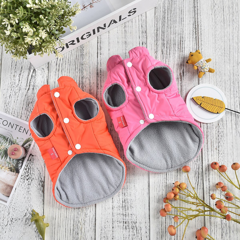 Nový teplý kabát pre psov a mačky s kapucňou, dizajn pre psíkov, šteňa, zimná bunda