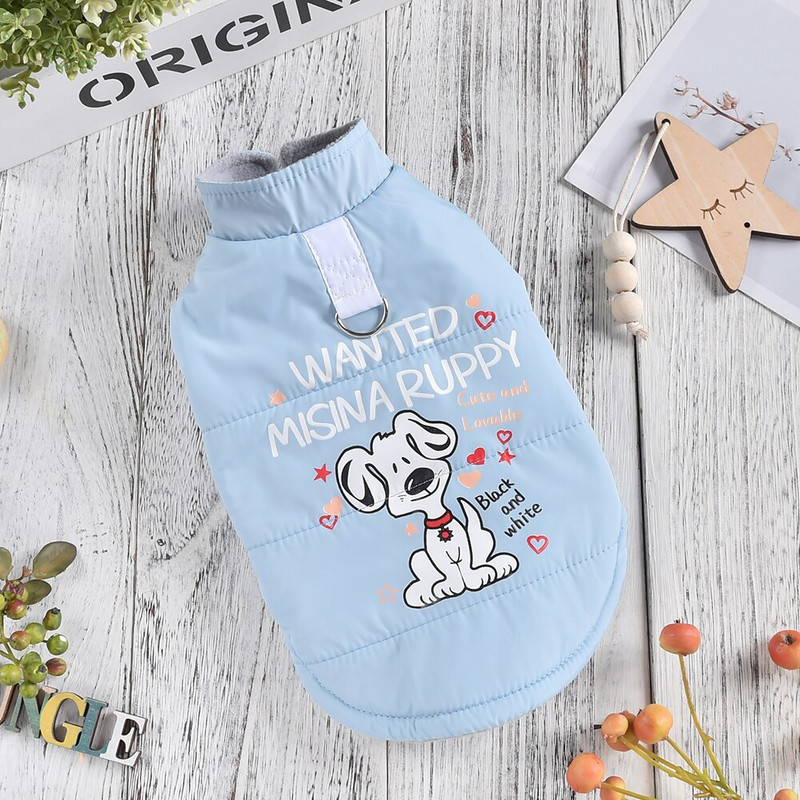 Nový teplý kabát pre psov a mačky s kapucňou, dizajn pre psíkov, šteňa, zimná bunda