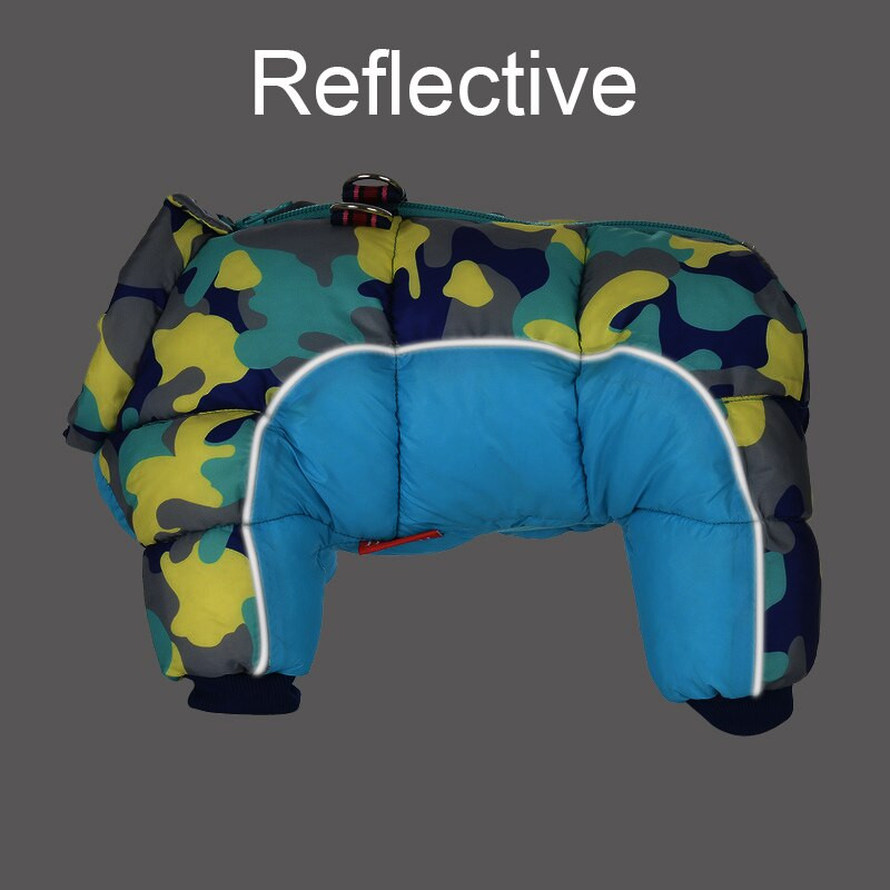 Зимни топли дрехи за кучета за малки големи кучета Светлоотразителни водоустойчиви по-дебели домашни любимци Кученце Яке Палто Френски булдог Чихуахуа Костюм