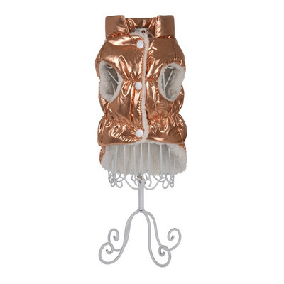 Ζεστά χειμωνιάτικα ενδύματα σκυλιών γιακά αντιανεμική φόρμα για σκύλους πουπουλένιο παλτό αδιάβροχο Thicken Parka Ολόσωμη φόρμα σκύλου για κουτάβι CUTE