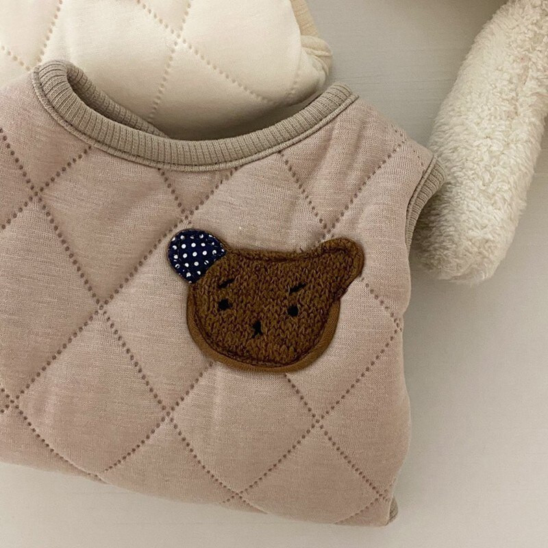 Haine de iarnă pentru animale de companie Manta pentru câini Vestă din bumbac Lingge pentru câini de talie mică, urs dulce, câini, jachetă, haine Yorkshire pug, Ropa Perro