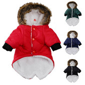 Žieminiai naminių šunų drabužiai Šilti šunims Naminiai gyvūnai šuniuko kostiumas Prancūzų buldogo apranga Kailis vandeniui atsparus striukė Čihuahua drabužiai