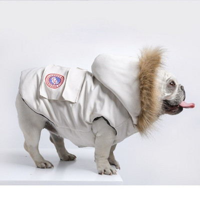 Γαλλικό μπουλντόγκ βαμβακερό παλτό Χοντρό βαμβακερό γιλέκο σκύλου Φθινοπωρινό και χειμερινό Ζεστό παλτό Corgi Pet Βαμβακερό τζάκετ για σκύλους