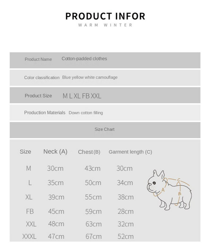 Prancūzų buldogas medvilninis kailis storas medvilninis liemenė šuo rudeninis ir žieminis šiltas kailis korgis naminis medvilninis švarkas šunų kostiumai