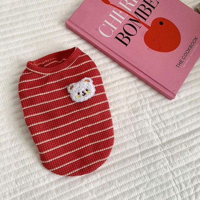 Haina pentru câini cu dungi pentru animale de companie Autocolant drăguț pentru câini Vestă de vară Cățeluș Mici și mijlocii Câini Îmbrăcăminte subțire Chihuahua Yorkshire Ropa Perro