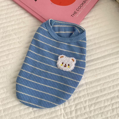 Haina pentru câini cu dungi pentru animale de companie Autocolant drăguț pentru câini Vestă de vară Cățeluș Mici și mijlocii Câini Îmbrăcăminte subțire Chihuahua Yorkshire Ropa Perro