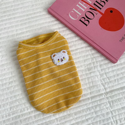 Haina pentru câini cu dungi pentru animale de companie Autocolant drăguț pentru câini Vestă de vară Cățeluș Mici și mijlocii Câini Îmbrăcăminte subțire Chihuahua Yorkshire Ropa Perro