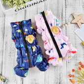 Cipzár Ujjatlan Kutya Down Parkás Ruhák Téli Meleg Hó Outfit Kabát kölyökkutya Tacskó Chihuahua Mopsz Macskakabát