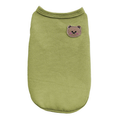 Armsad karu mustriga koerad vest õhukesed lemmikloomakoera riided suvised kutsikad T-särk Koerad prinditud riided Klassikaline väike värske vahvel S-XXL