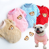 Karu tikandid Lemmiklooma koera vest Soojad koerariided väikestele koertele Palus kutsika kassi mantel Yorkies Chihuahua Shih Tzu mops koerariided