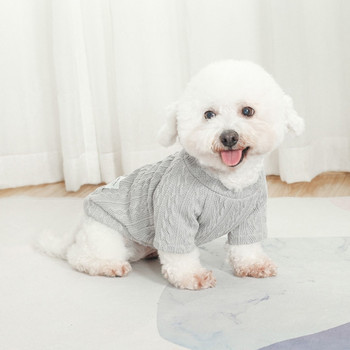 Κλασικό μασίφ πουλόβερ για σκύλους χειμωνιάτικα ζεστά ρούχα για μικρά σκυλιά Chihuahua Dachshund Jumper πλεκτό βελονάκι κοστούμι ζέρσεϊ για κατοικίδια