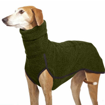 Νέα άφιξη Ρούχα κατοικίδιων με ψηλό γιακά για μεσαίου μεγέθους σκύλους Χειμερινό ζεστό παλτό μεγάλου σκύλου Pharaoh Hound Great Dane Pullovers