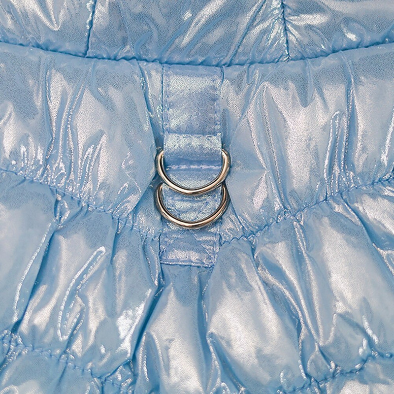 Кучета и котки Топло палто Яке с дизайн на катарама Pet Puppy Рокля с качулка Зимно облекло за малко куче Чихуахуа Ши Дзъ