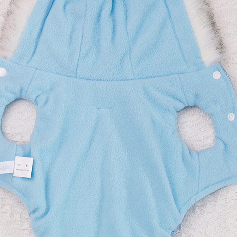 Кучета и котки Топло палто Яке с дизайн на катарама Pet Puppy Рокля с качулка Зимно облекло за малко куче Чихуахуа Ши Дзъ