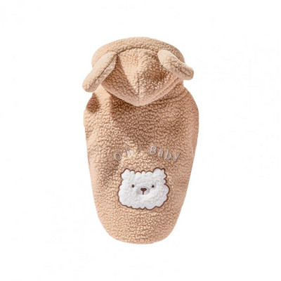 Šuns liemenė Patogi Minkšta Miela Ausys Su gobtuvu Šuo Striukė Drabužiai Naminių gyvūnėlių reikmenys Lauko Šunų Drabužiams