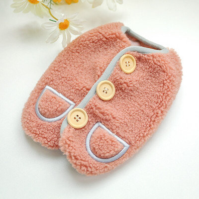 PETCIRCLE Kutya Kölyök Ruhák Fa csatos Meleg Mellény Fit Kis Kutya Kisállat Macska Őszi és Téli Kisállat Aranyos Jelmez Kutya Ruha Kutya Kabát