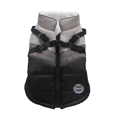 Зимно топло яке за големи домашни кучета с колан Дрехи за кучета за лабрадор Водоустойчиво палто за големи кучета Облекла за френски булдог