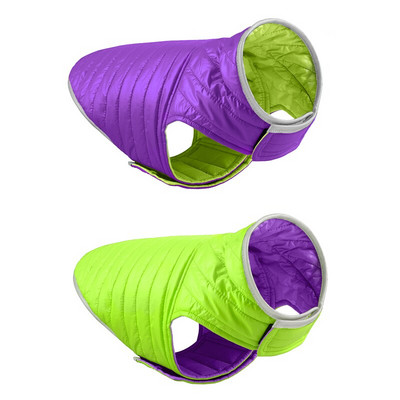 Téli megfordítható kutya könnyű kabát kis közepes méretű kutyáknak háziállatoknak Ruhák vízálló francia bulldog kabát Mascotas abrigo perro