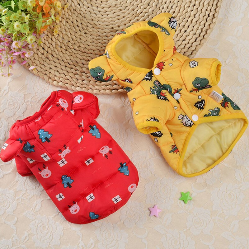 Haina de iarnă din bumbac pentru animale de companie, impermeabilă, haine căptușite, hanorac, haine pentru câini, haine calde pentru animale de companie, jachetă, salopetă, haine pentru căței