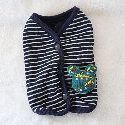 Jõulupuud Sokid Kutsikas Triibuline Koer Vest Mantlid Dressipluus Lemmikkoera Riided Soe Jope Kassi Pidžaamad Kapuutsid Koerte riided