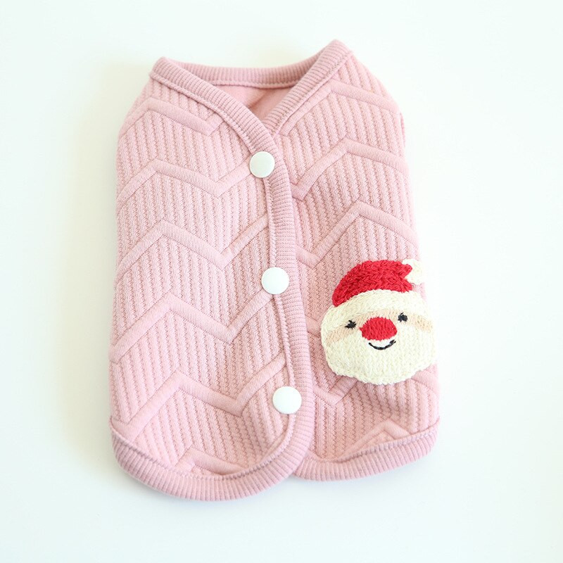 Jõulupuud Sokid Kutsikas Triibuline Koer Vest Mantlid Dressipluus Lemmikkoera Riided Soe Jope Kassi Pidžaamad Kapuutsid Koerte riided