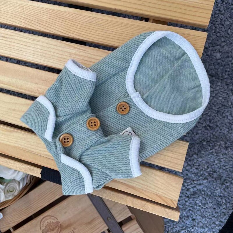 Medvilniniai šuns marškinėliai Pavasaris Ruduo naminių gyvūnėlių paltai Katės šuniuko Drabužiai Marškinėliai Čihuahua Drabužiai Pižama Yorkie Pomeranian Doggy Kostiumas