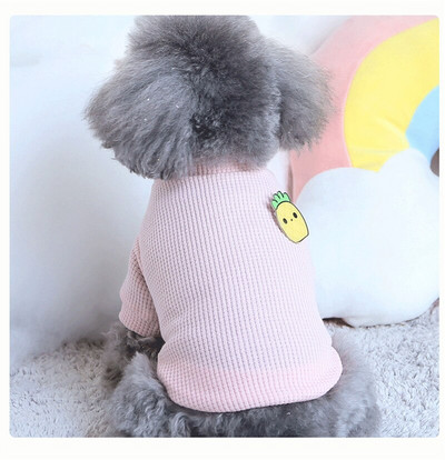 Kutya mellény Kisállat Kutya Ruhák Macska Tömör póló Ruházat Kutyák Vékony Kis Divat Chihuahua Nyári Légáteresztő Lány Mopsz Kisállat Mellény York