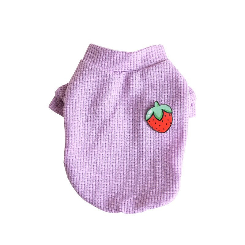 Kutya mellény Kisállat Kutya Ruhák Macska Tömör póló Ruházat Kutyák Vékony Kis Divat Chihuahua Nyári Légáteresztő Lány Mopsz Kisállat Mellény York