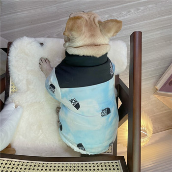 Зимно домашно куче Топло палто Водоустойчиво яке за кучета The Dog Face Fashion Pattern Dog Cat Puppy Costume Светлоотразителни дрехи за домашни любимци