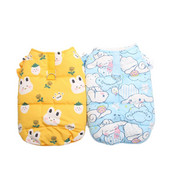Koerad Kassid Lemmikloomariided Koer Lemmikloom Vest Hoodie Prindipapp Desigh Kutsikas Mantel Jope Talve soojad riided