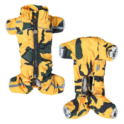 Zimski kombinezoni za pse Reflektirajuća odjeća za pse Debelo toplo pufasto snježno odijelo za male pse Muško Žensko Potpuno prekriven trbuh