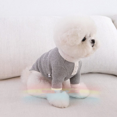 Kutya póló Tavaszi őszi kisállat póló macska kiskutya ruhák chihuahua ruházat póló pizsama Yorkie pomerániai kutyus jelmezek