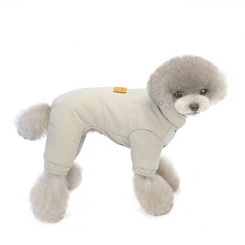 Ρούχα για σκύλους κατοικίδιων ζώων 100% βαμβάκι Πιο παχύ ρωσικό χειμωνιάτικο ζεστό μπουφάν για κουτάβια παλτό για μικρούς σκύλους κατοικίδια φόρμες φόρμες για σκύλους