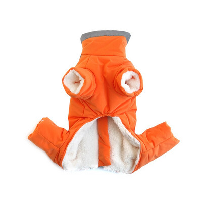 Haina pentru câini din lână caldă de iarnă Parka Haină impermeabilă pentru câini Salopetă pentru câini de talie mică, mijlocie, în aer liber, haină rezistentă la vânt