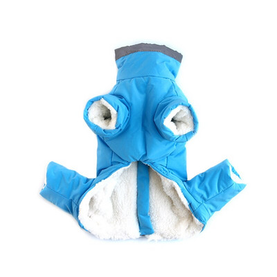 Haina pentru câini din lână caldă de iarnă Parka Haină impermeabilă pentru câini Salopetă pentru câini de talie mică, mijlocie, în aer liber, haină rezistentă la vânt