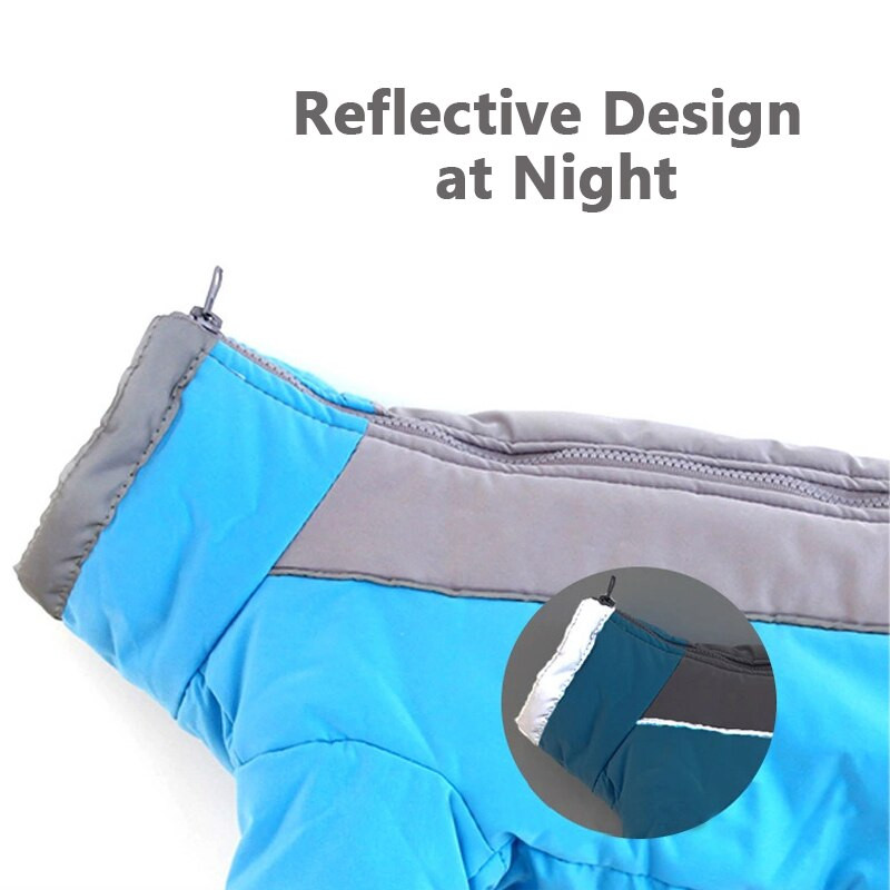 Haina pentru câini din lână caldă de iarnă Parka Haină impermeabilă pentru câini Salopetă pentru câini de talie mică, mijlocie, în aer liber, haină rezistentă la vânt