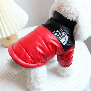 Ρούχα για σκύλους για χειμερινά κατοικίδια Πολυτελή βαμβακερά ζεστά παλτά Σακάκι συν βελούδινο γαλλικό μπουλντόγκ κουτάβι για μικρούς σκύλους Κοστούμια πουλόβερ