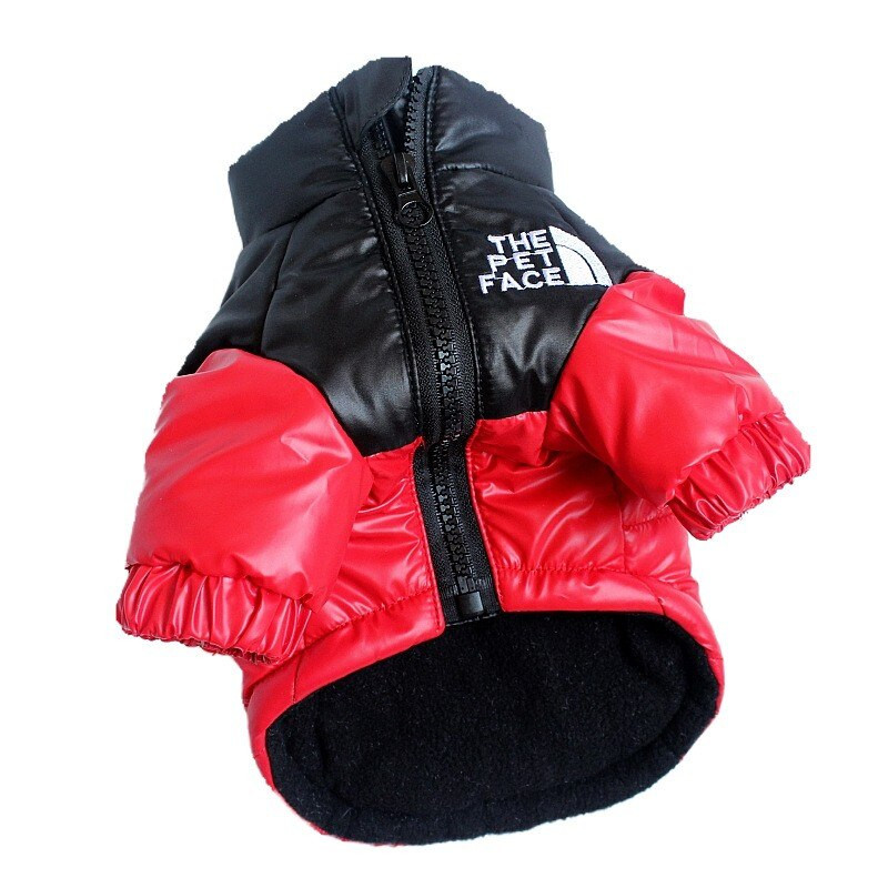 Ρούχα για σκύλους για χειμερινά κατοικίδια Πολυτελή βαμβακερά ζεστά παλτά Σακάκι συν βελούδινο γαλλικό μπουλντόγκ κουτάβι για μικρούς σκύλους Κοστούμια πουλόβερ