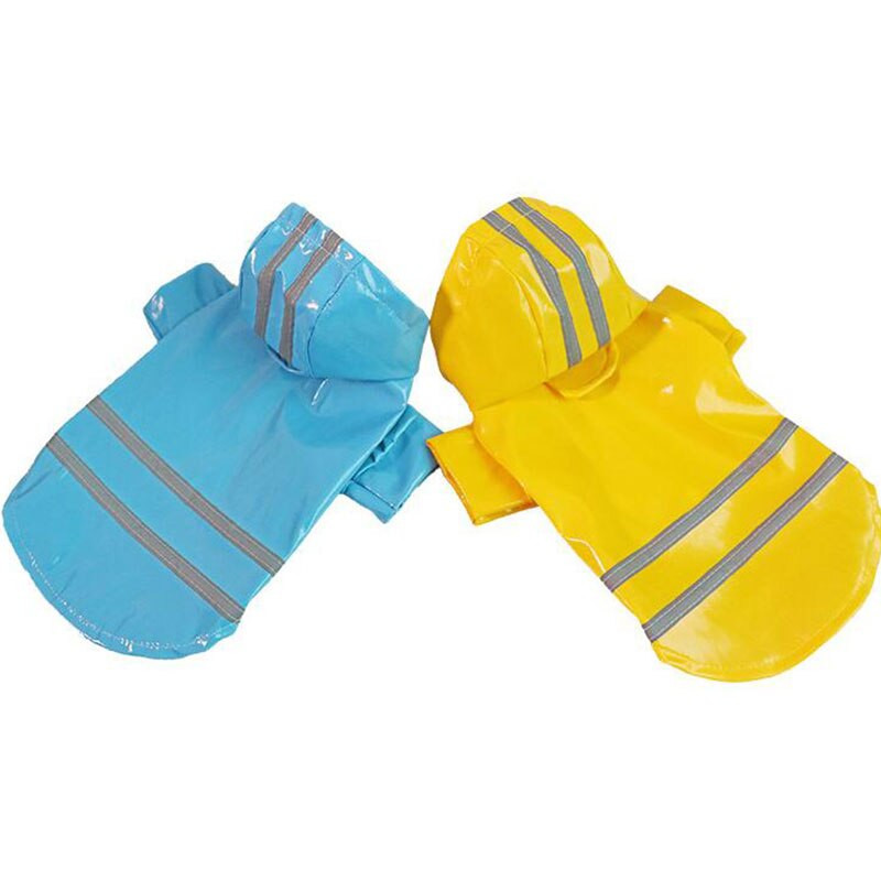 Háziállatok Kutyaruhák Kapucnis esőkabátok Fényvisszaverő csík Kutyák Esőkabát Vízálló dzsekik Kültéri Lélegző Ruhák Kölyökkutyáknak