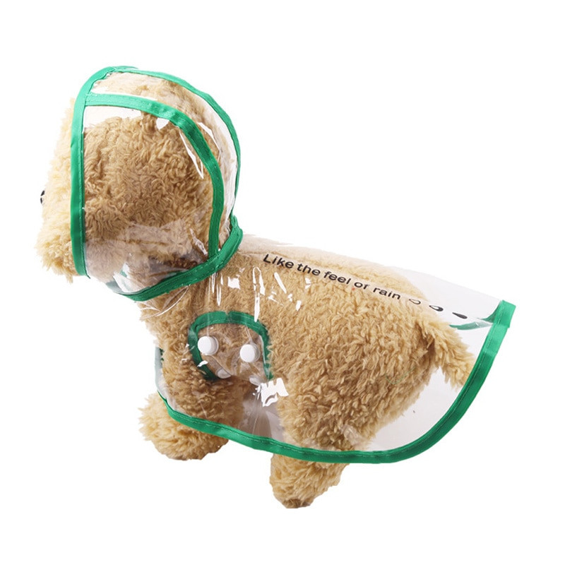 Αδιάβροχο παλτό 5 χρωμάτων συμπαγές σκύλο για μικρούς σκύλους Αδιαπέραστο perro Puppy Cat Poncho Dog Raincoat Poodle Ρούχα chubasquero perro