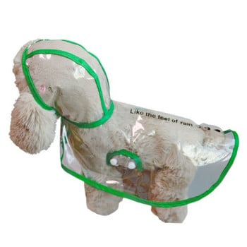 Αδιάβροχο και μοντέρνο PU διαφανές αδιάβροχο για κατοικίδια Μικρό και μεσαίο σκυλί με δύο πόδια σκύλο Νέο αδιάβροχο γάτα
