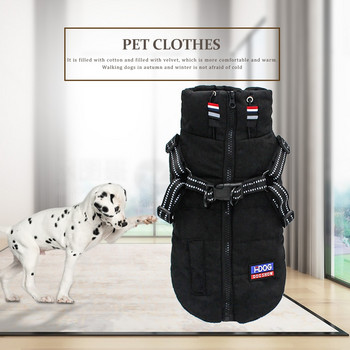 Ρούχα για σκύλους που πλένονται Keep Warm Ρούχα Τσιουάουα Άνετα κατοικίδια Ενδύματα αντανακλαστικής προστασίας από το κρύο Χειμερινό δώρο για κατοικίδια